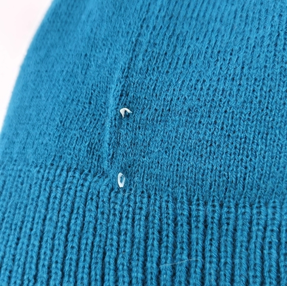 COLUMBIA LOT OF THREE BEANIE HATS WINTER TEAL BLUE PURPLE WOMEN OS - Picture 4 of 12